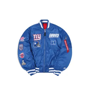 Alpha Industries X New York Giants MA-1 Bomber Jacket