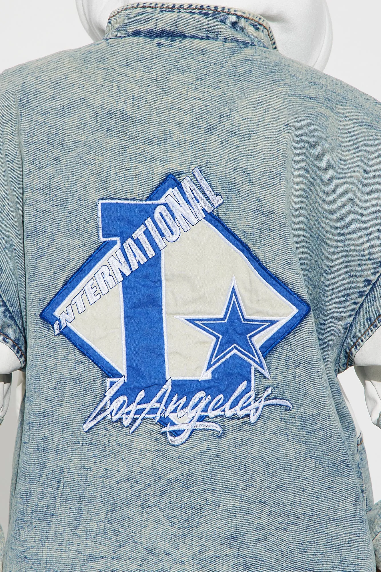 Always A Star LA Bomber Jacket - Light Wash