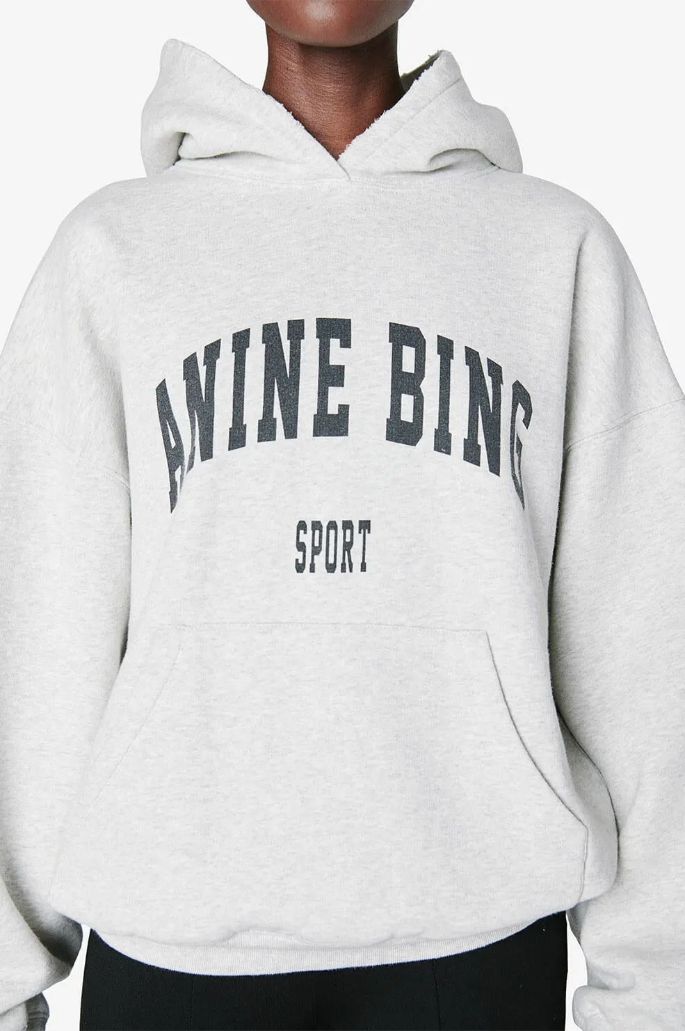 Anine Bing - Harvey Sweatshirt in Heather Grey