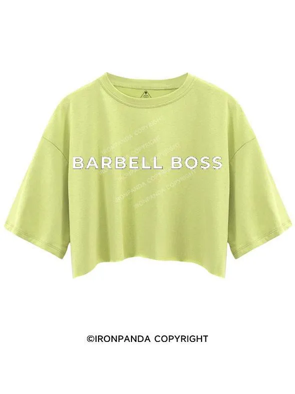 BARBELL BOSS CROP TOPS