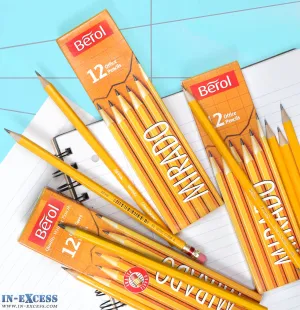 Berol Mirado 12 pack of Office Pencils- 2 Grades Available