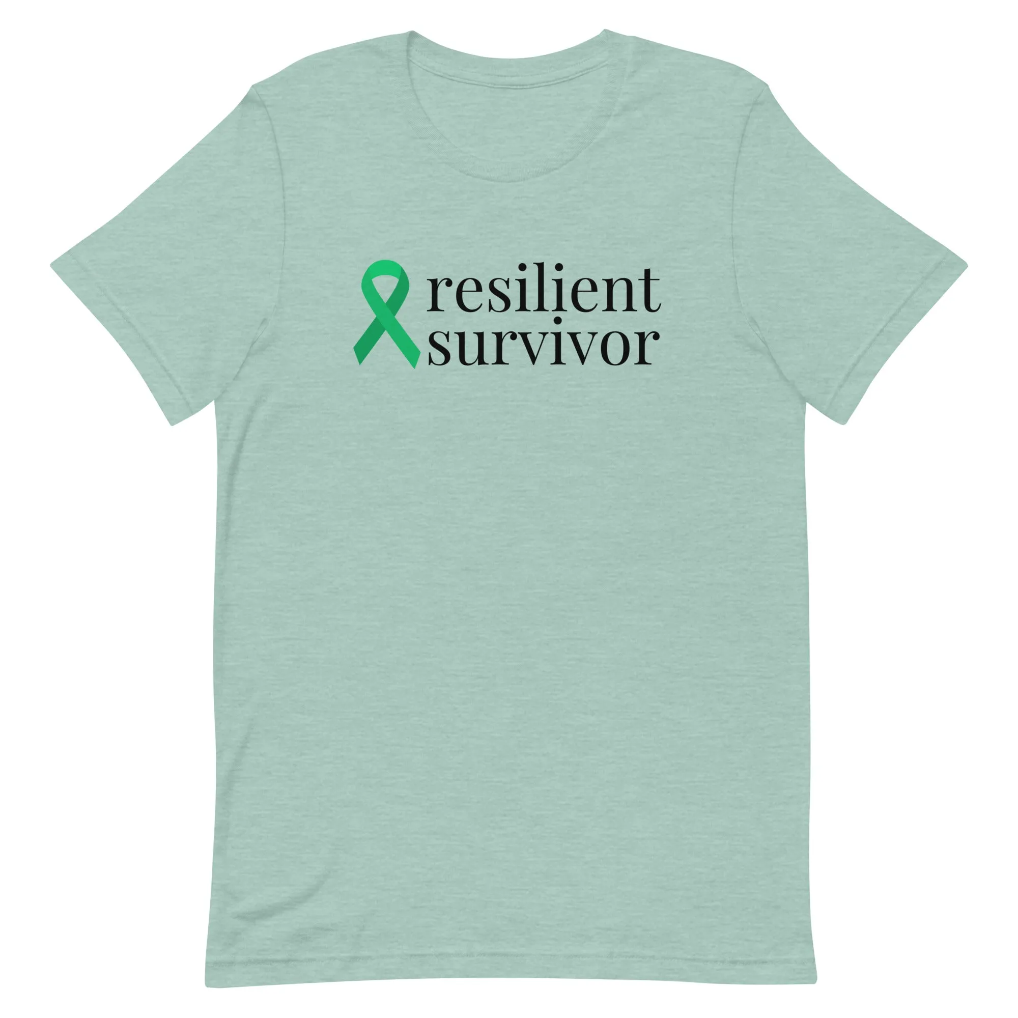 Bile Duct Cancer / Gallbladder Cancer resilient survivor Ribbon T-Shirt - Several Colors Available