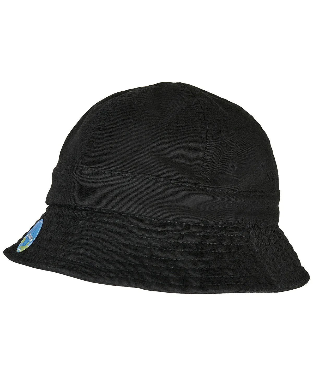 Black - Eco washing flexfit no top tennis hat