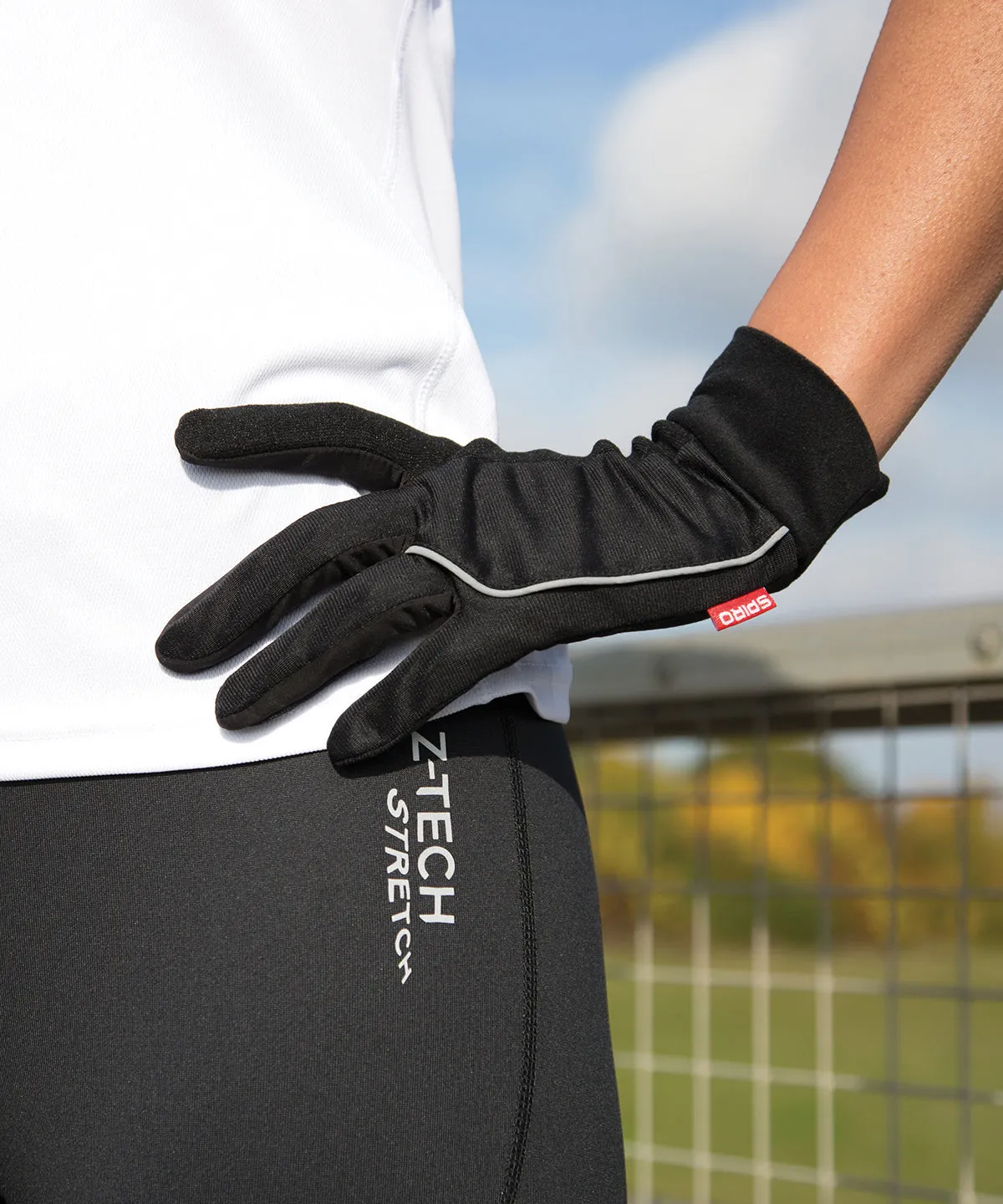 Black - Elite running gloves