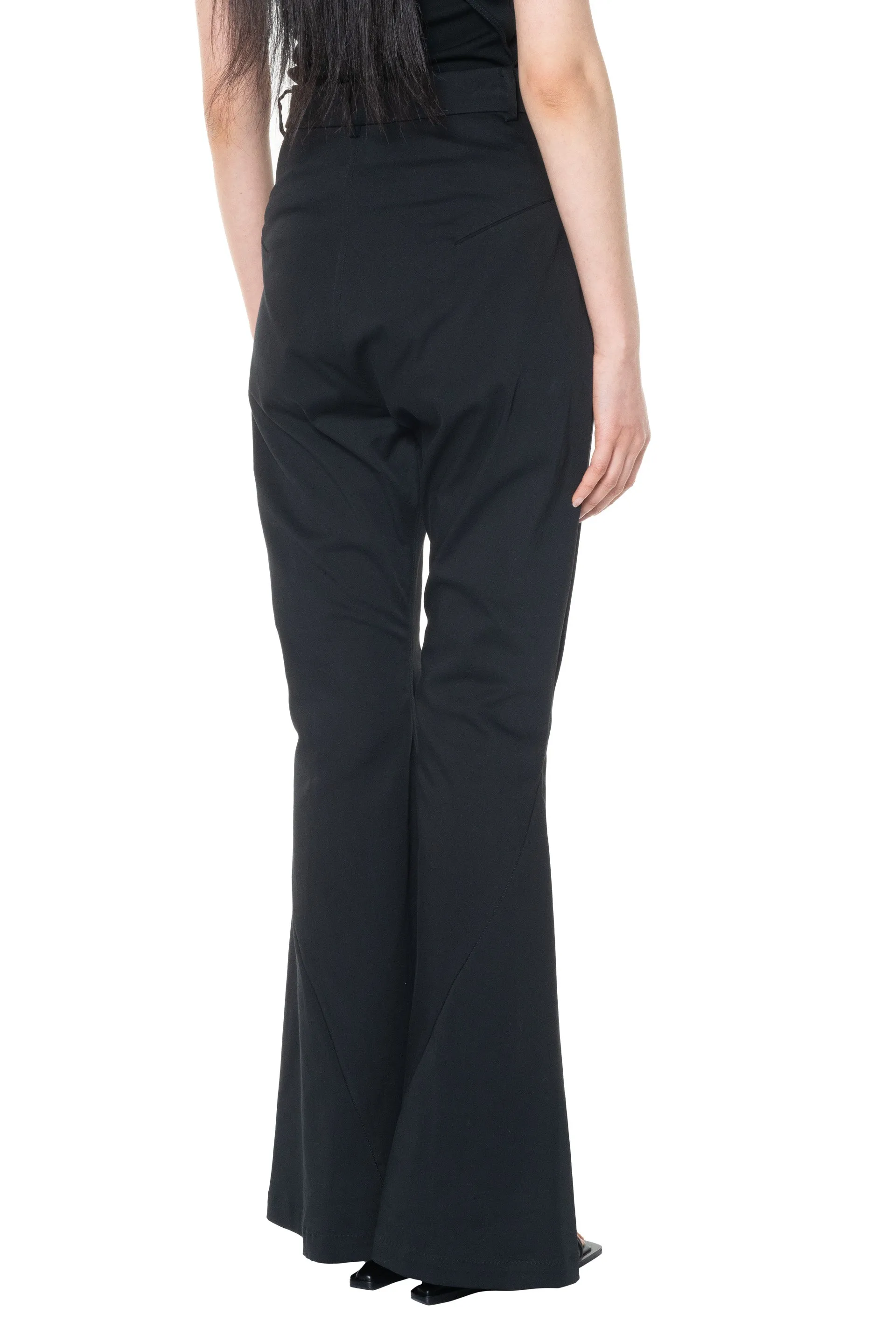 Black Flared Trousers