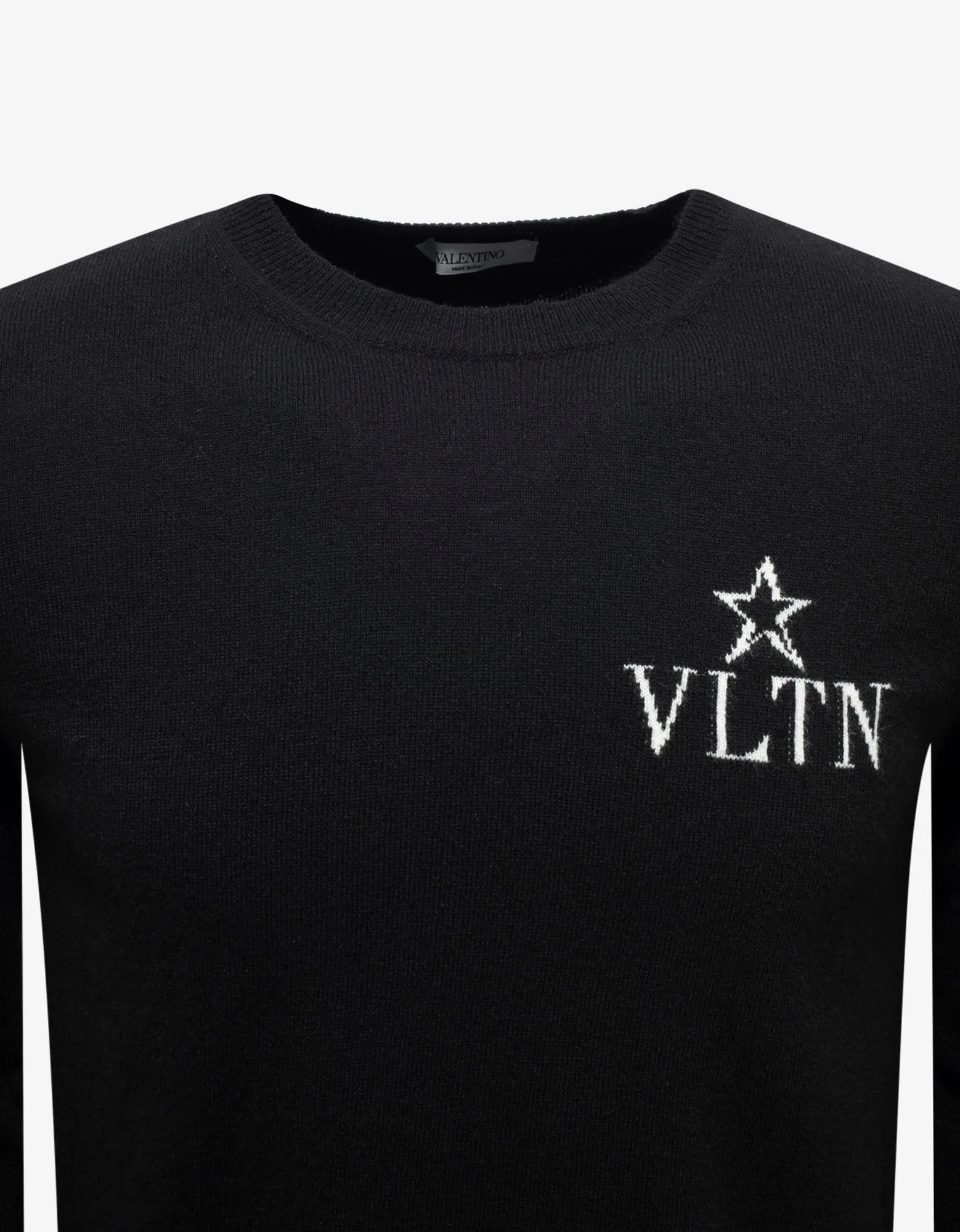 Black VLTNSTAR Cashmere-Blend Sweater -