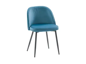 Blue Velvet Side Chair