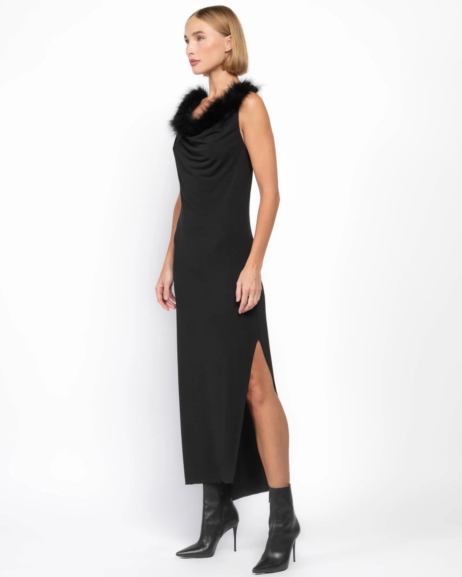 Boa Jersey Midi Dress