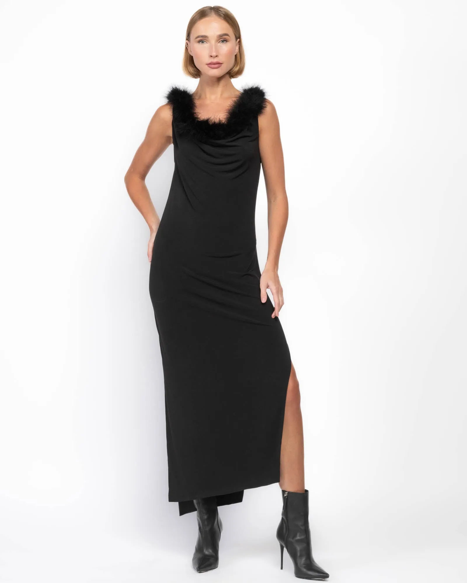 Boa Jersey Midi Dress