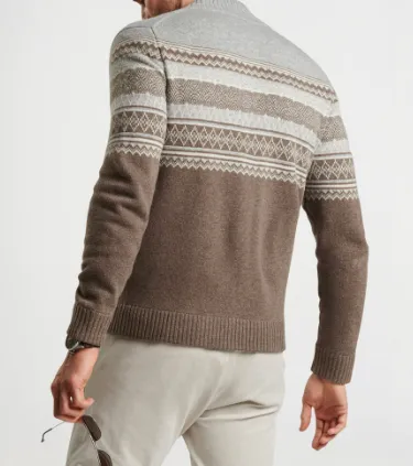 Brunhall Full-Button Fair Isle Cardigan