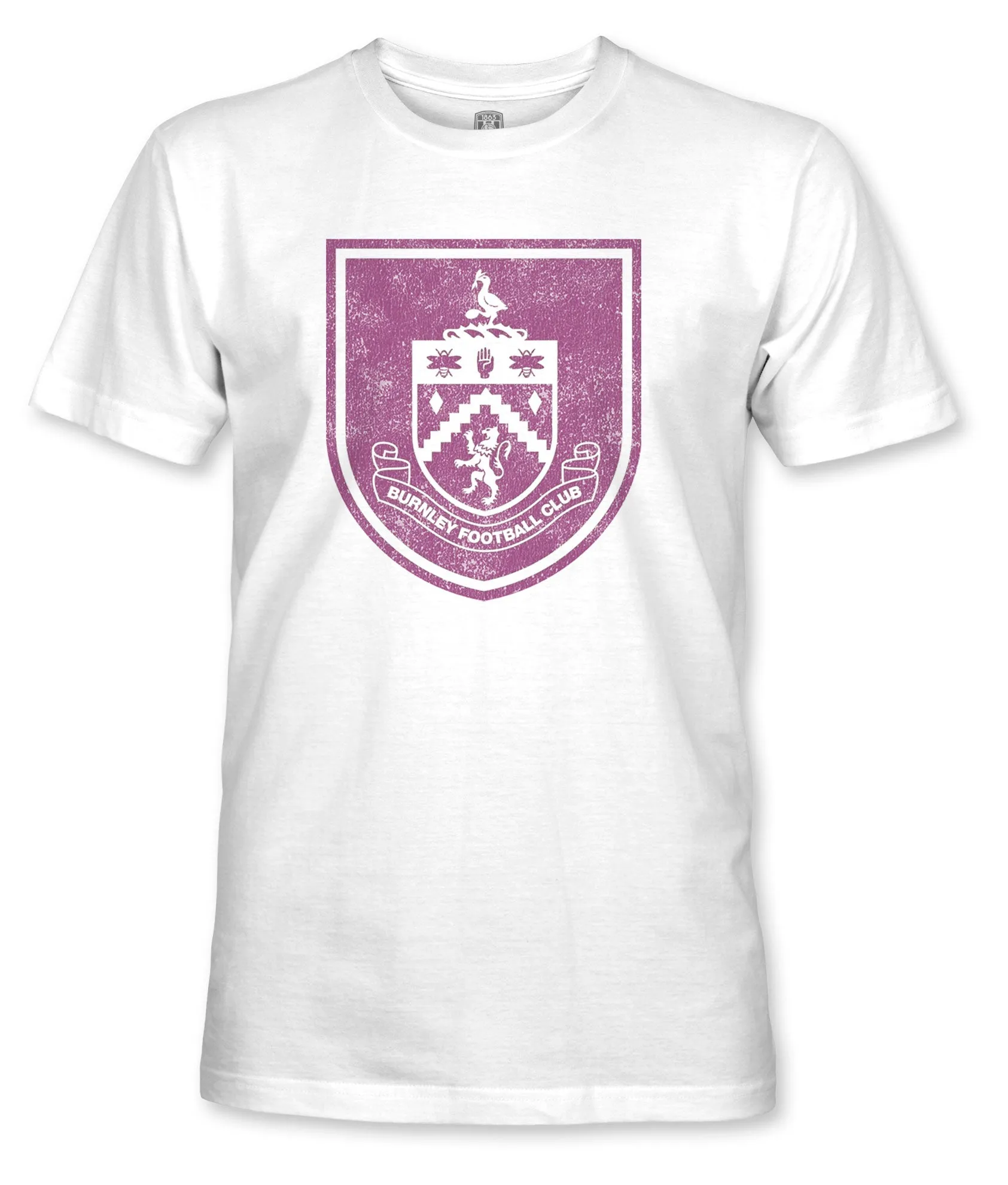 Burnley FC Color Badge Cotton T-Shirt - White