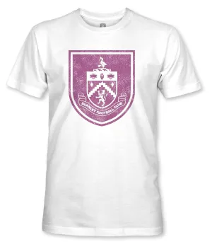 Burnley FC Color Badge Cotton T-Shirt - White