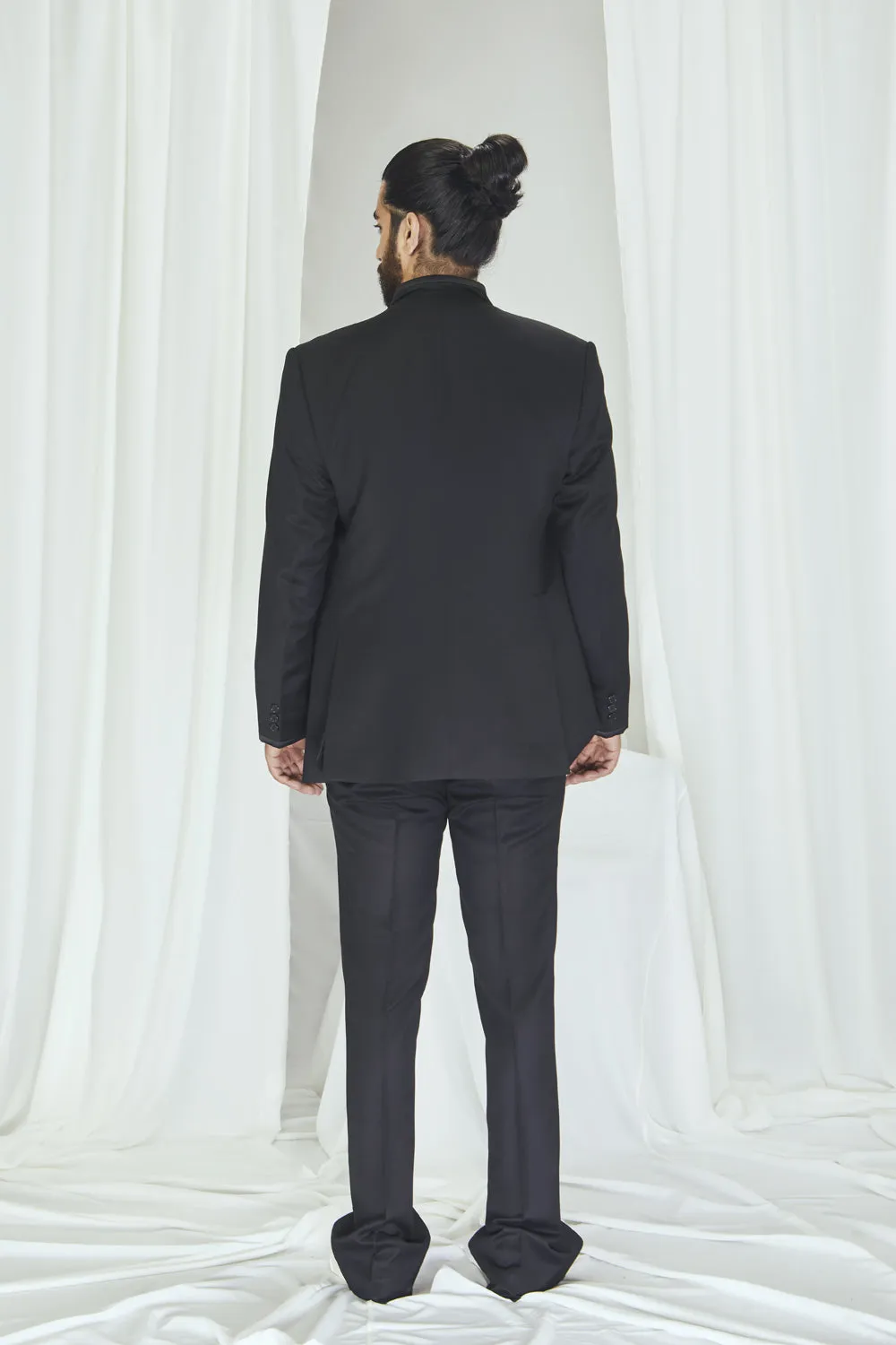 Carbon Suiting Flaired Pant