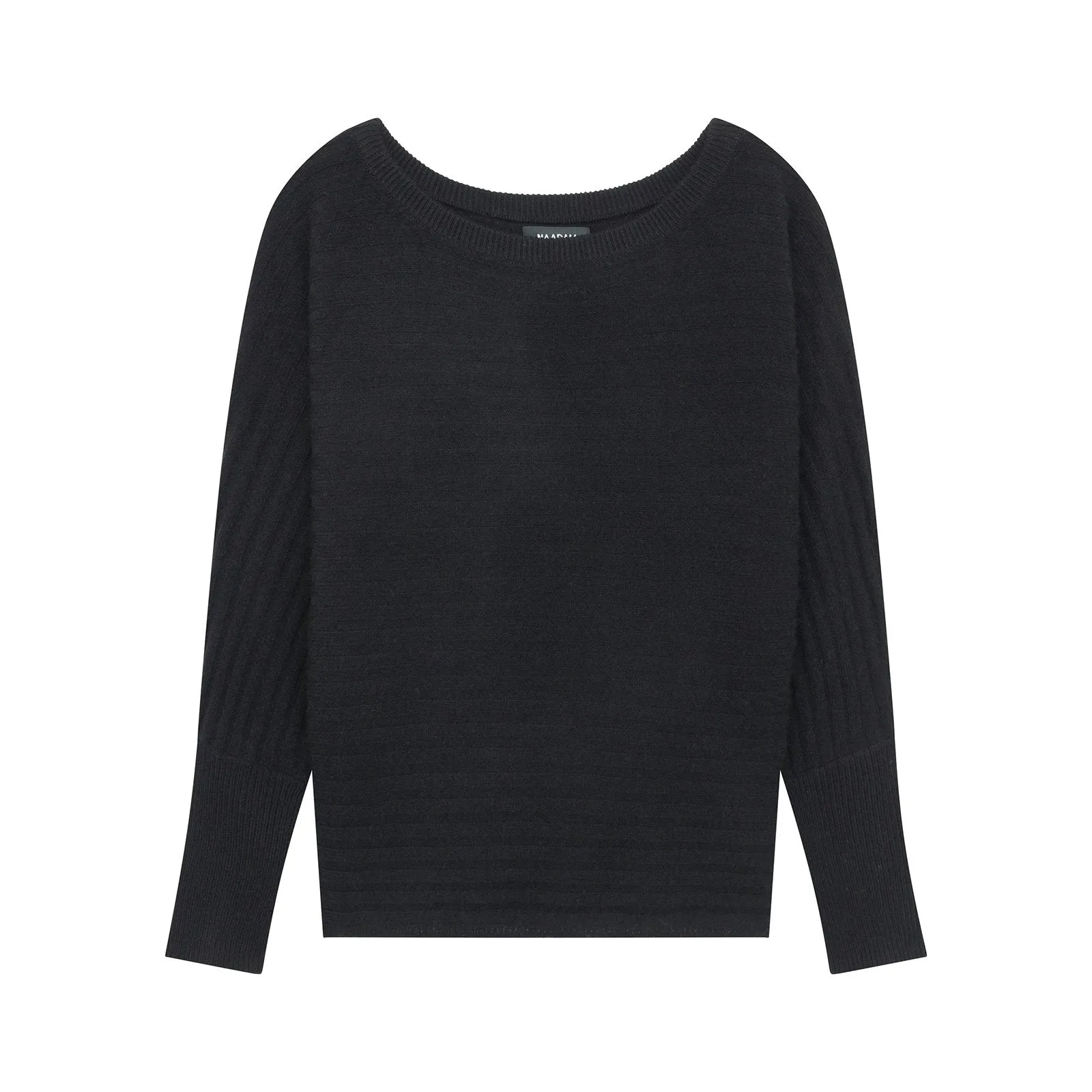 Cashmere Oversized Ribbed Boatneck Sweater