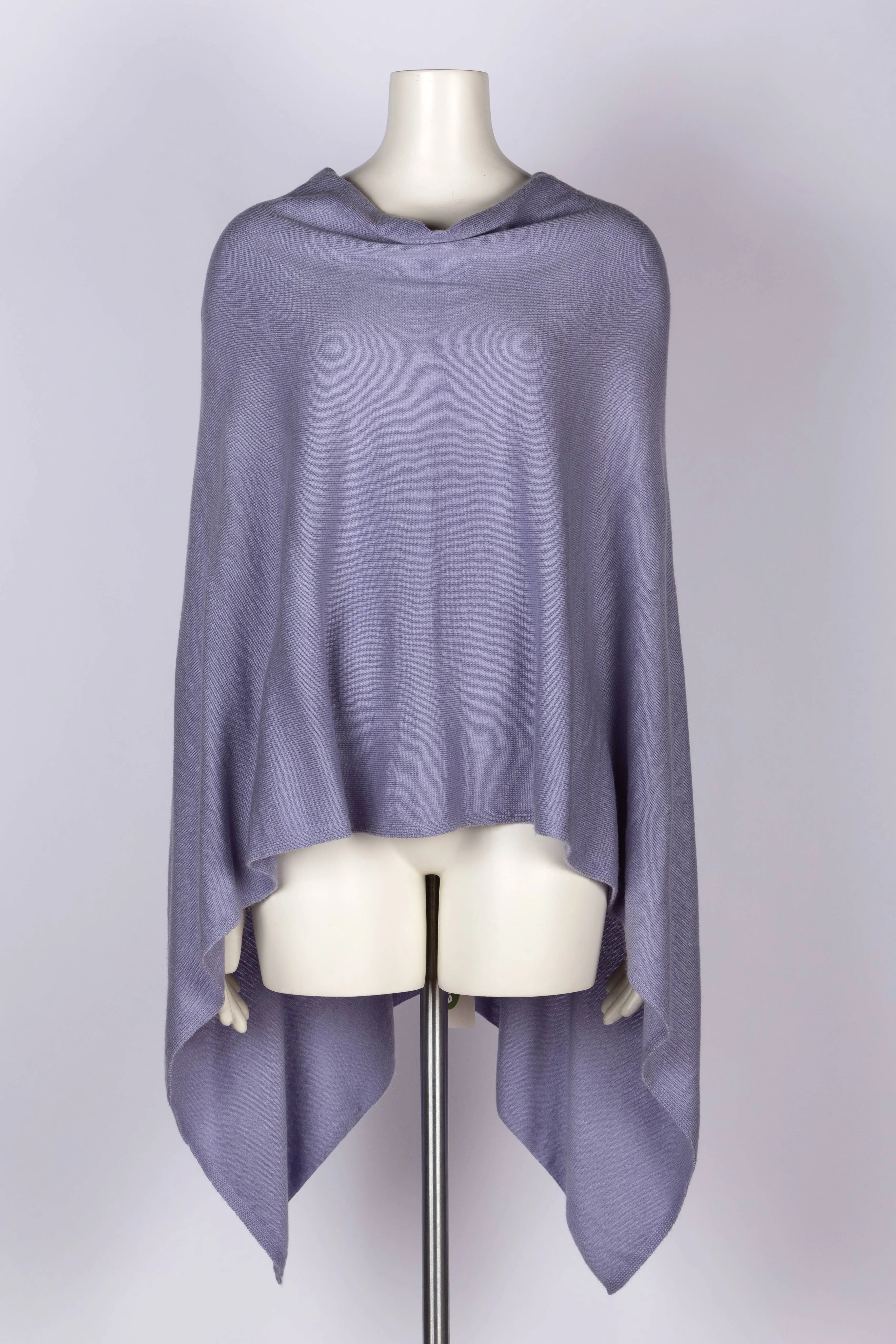 Cashmere Poncho Lavender