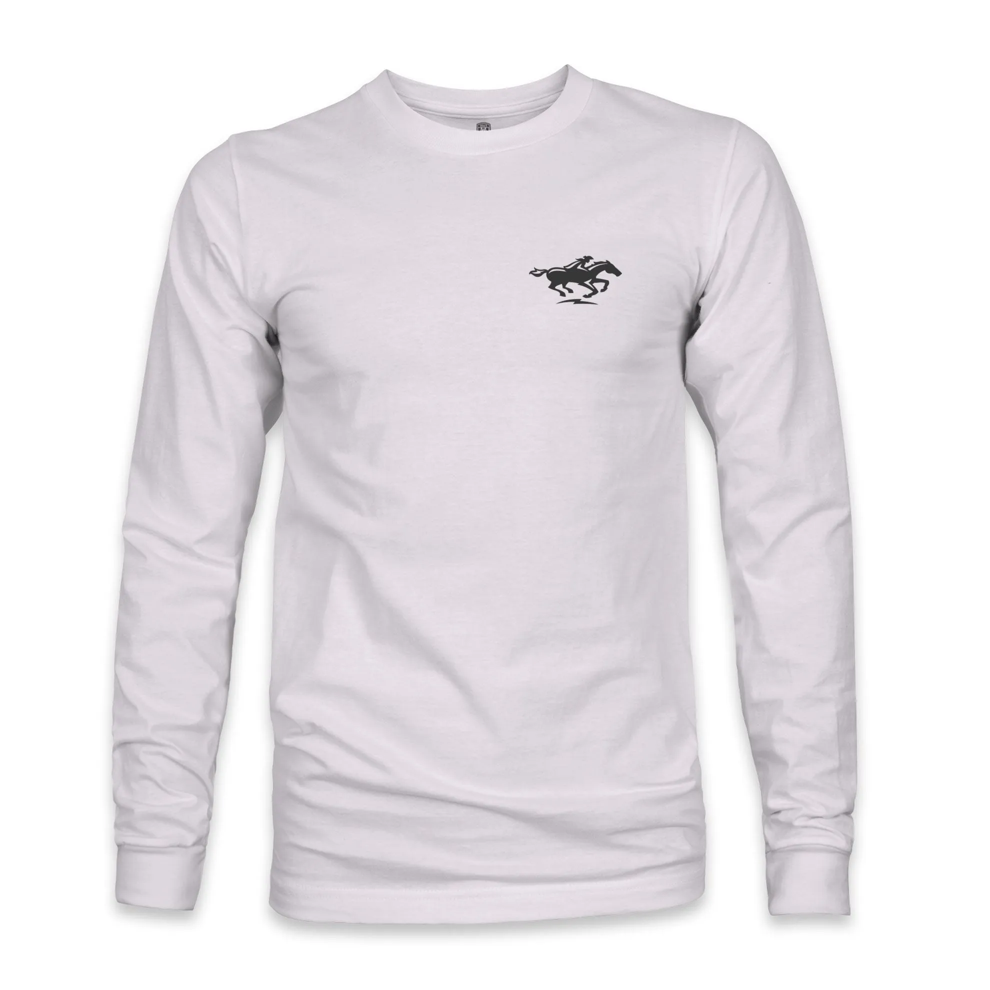 Charlotte Independence Team Arch Cotton Long Sleeve T-Shirt - Silver