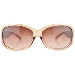 CHRISTIE Tan Fashion-Forward Y2K Sunglasses