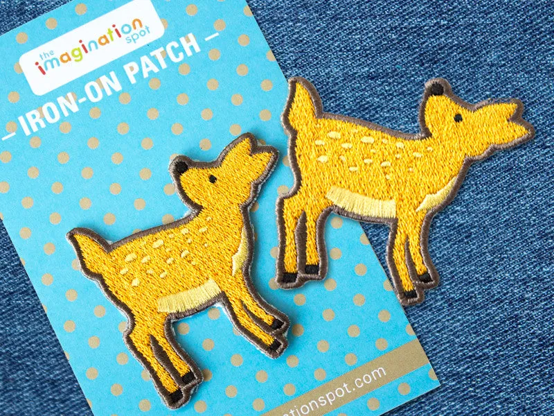 Clearance Iron on Patch - Deer Patch - Embroidered Patches