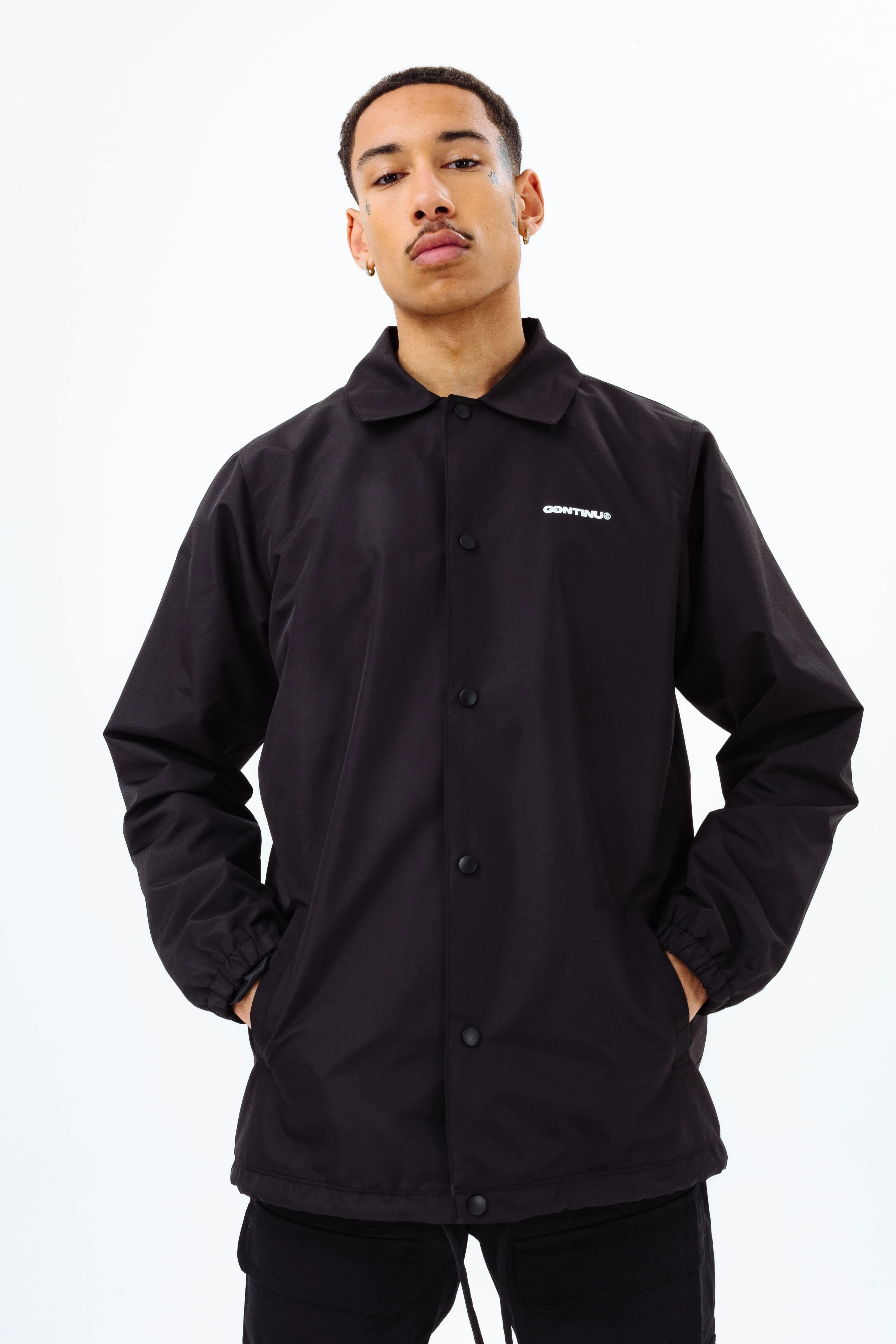 Continu8 Black Bomber Jacket