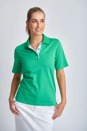 Cotton Jersey Classic Polo Kelly Green