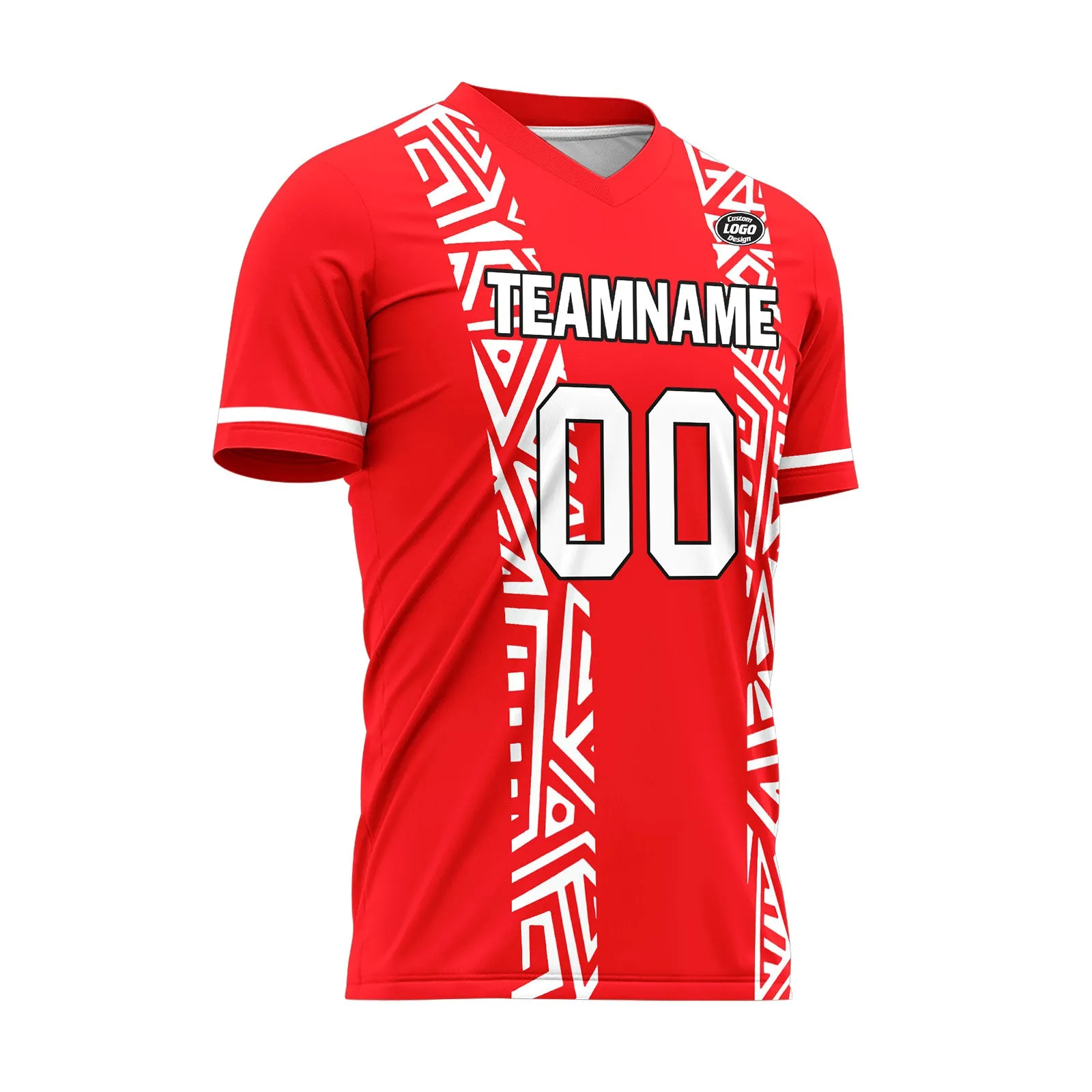 Custom Red Soccer Sets Jersey Personalized SCJ101-D28009