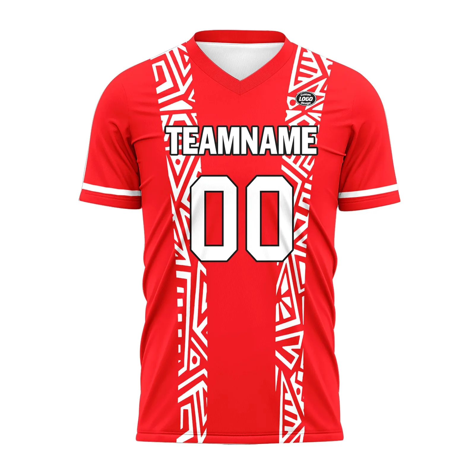 Custom Red Soccer Sets Jersey Personalized SCJ101-D28009