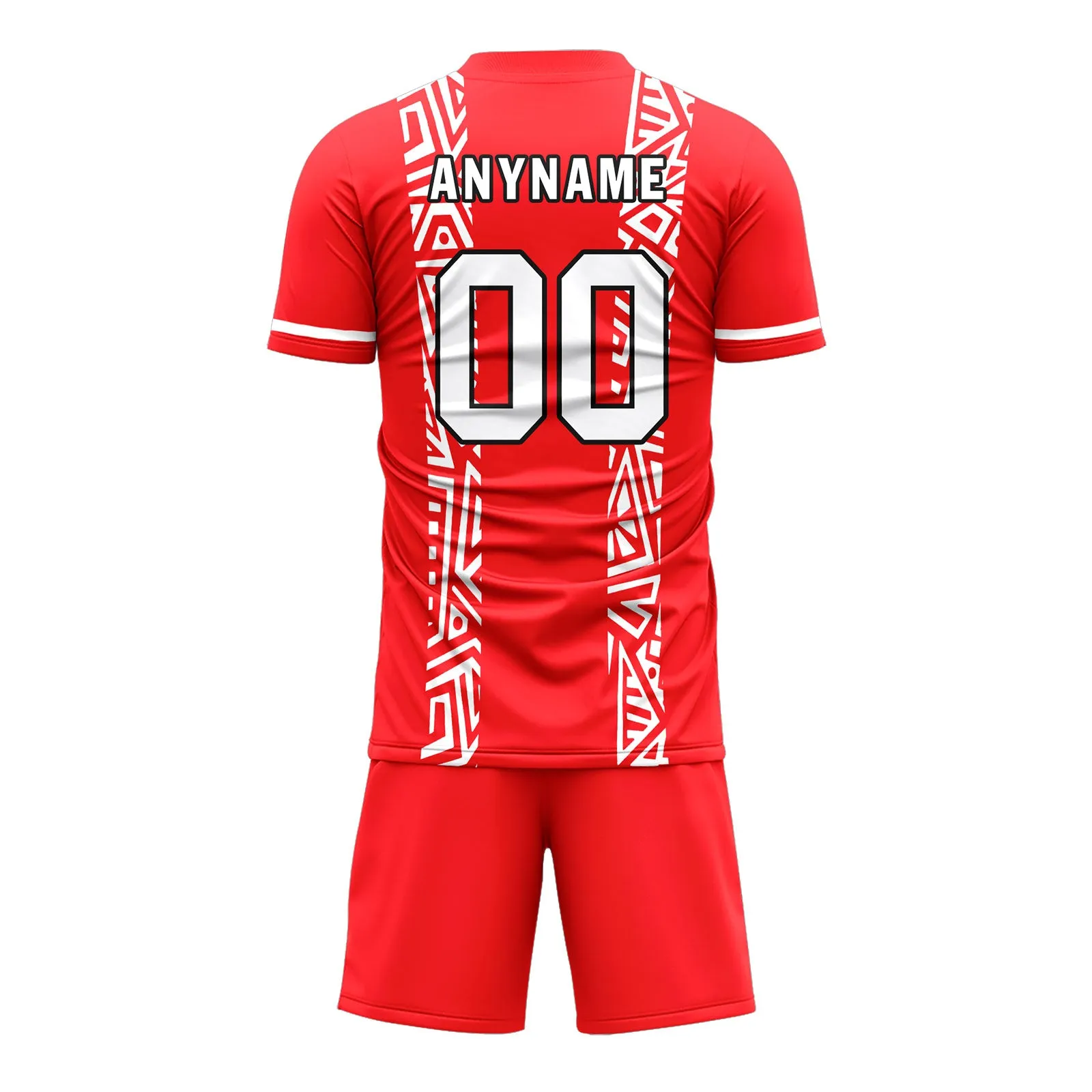 Custom Red Soccer Sets Jersey Personalized SCJ101-D28009