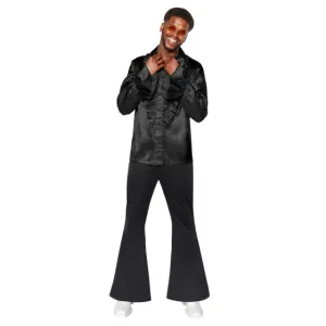 Disco Flares Black Mens Costume