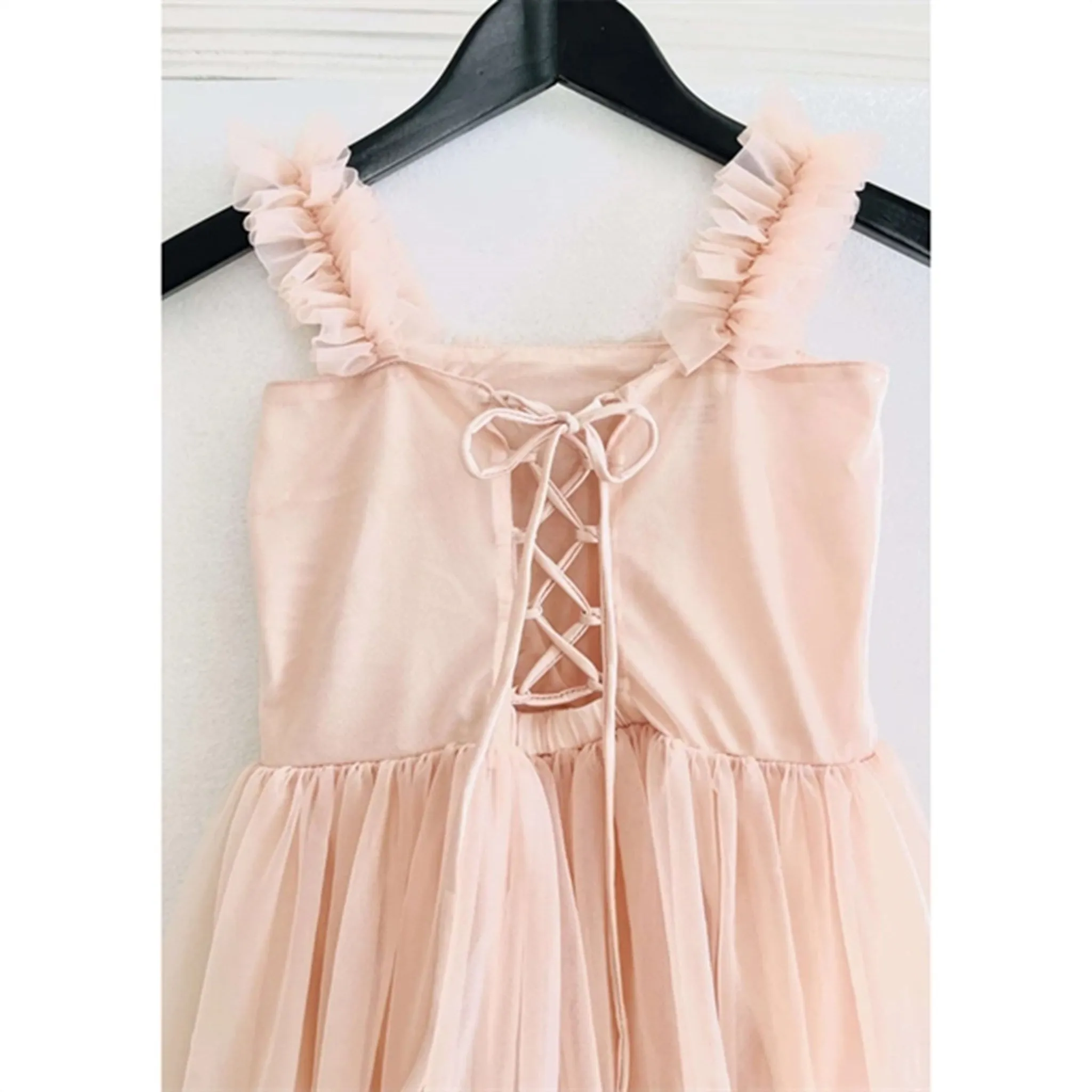 Dolly by Le Petit Heart Dress Lace Up Ballet Pink