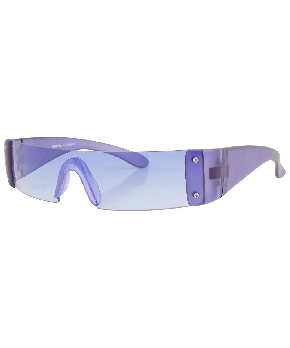 DRATZ Blue Fashion-Forward Sunglasses