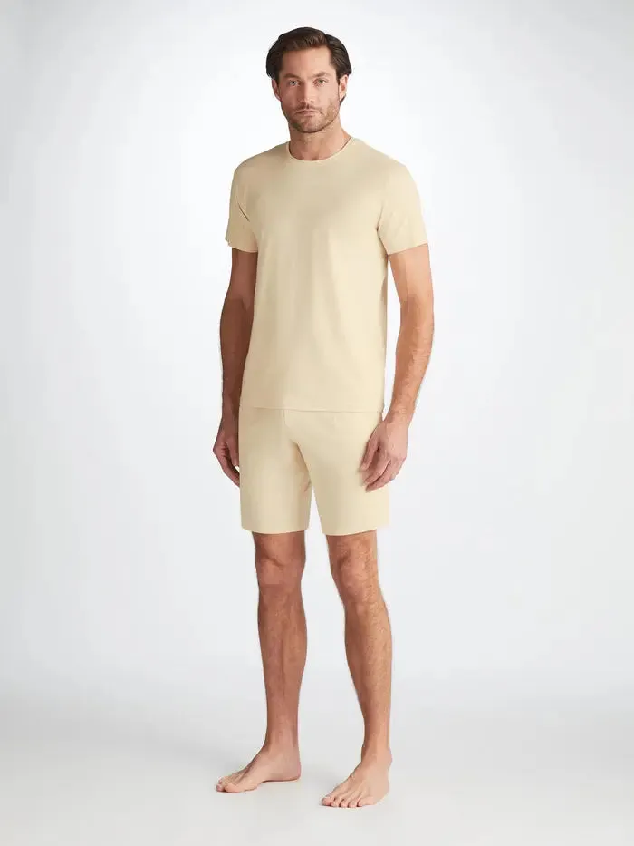 Ecru Basel Micro Modal Stretch Men's Lounge Shorts