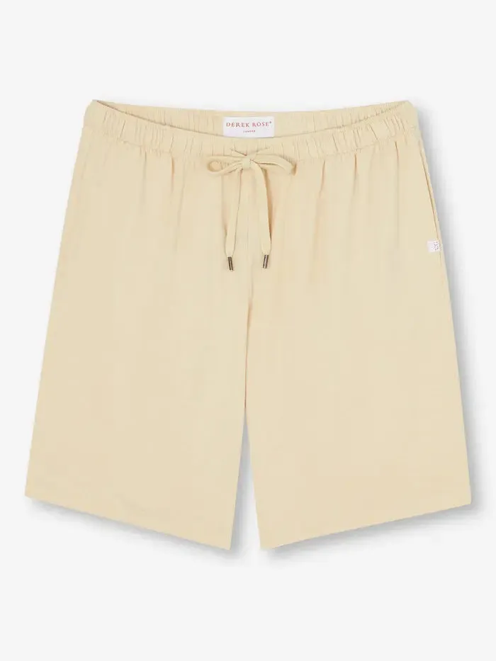 Ecru Basel Micro Modal Stretch Men's Lounge Shorts