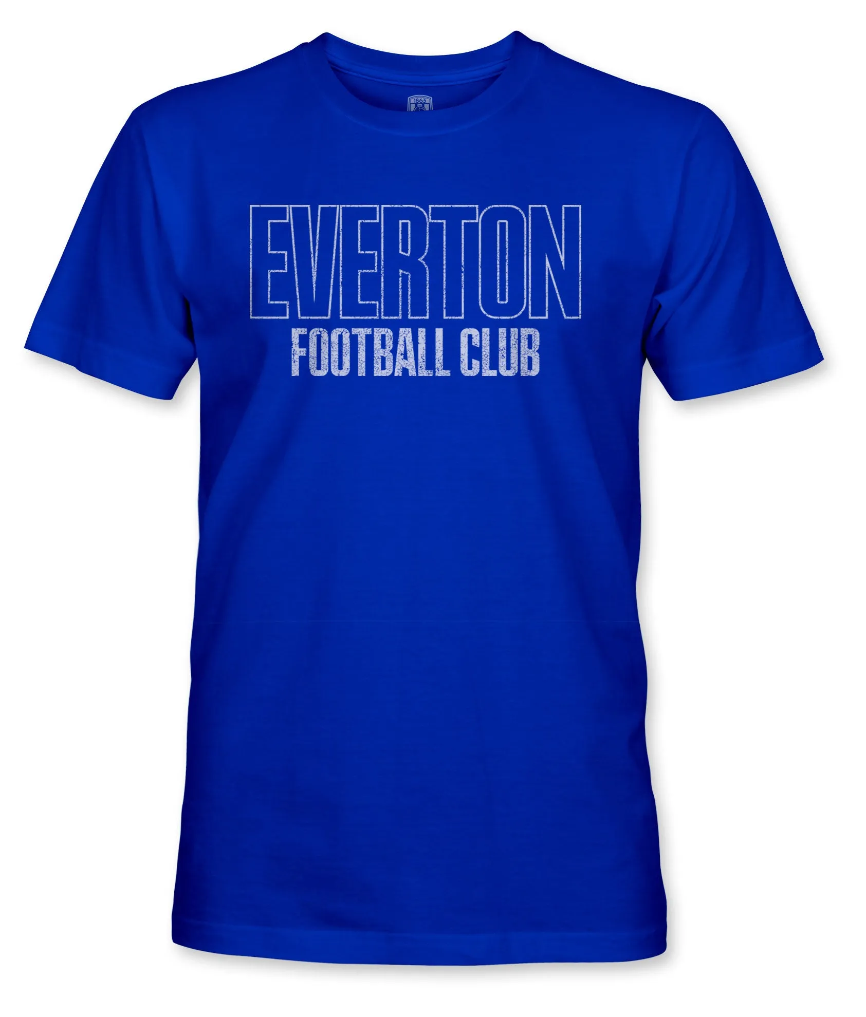 Everton FC Tapered Text Cotton T-shirt - Royal