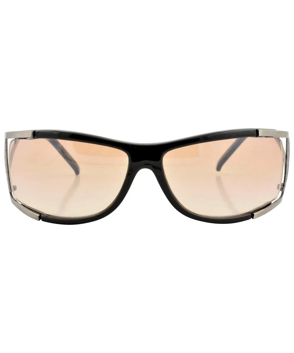 GOODY Black/Brown Fashion-Forward Sunglasses