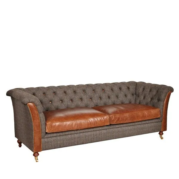 Granby 3 Seater Sofa - Moreland Harris Tweed