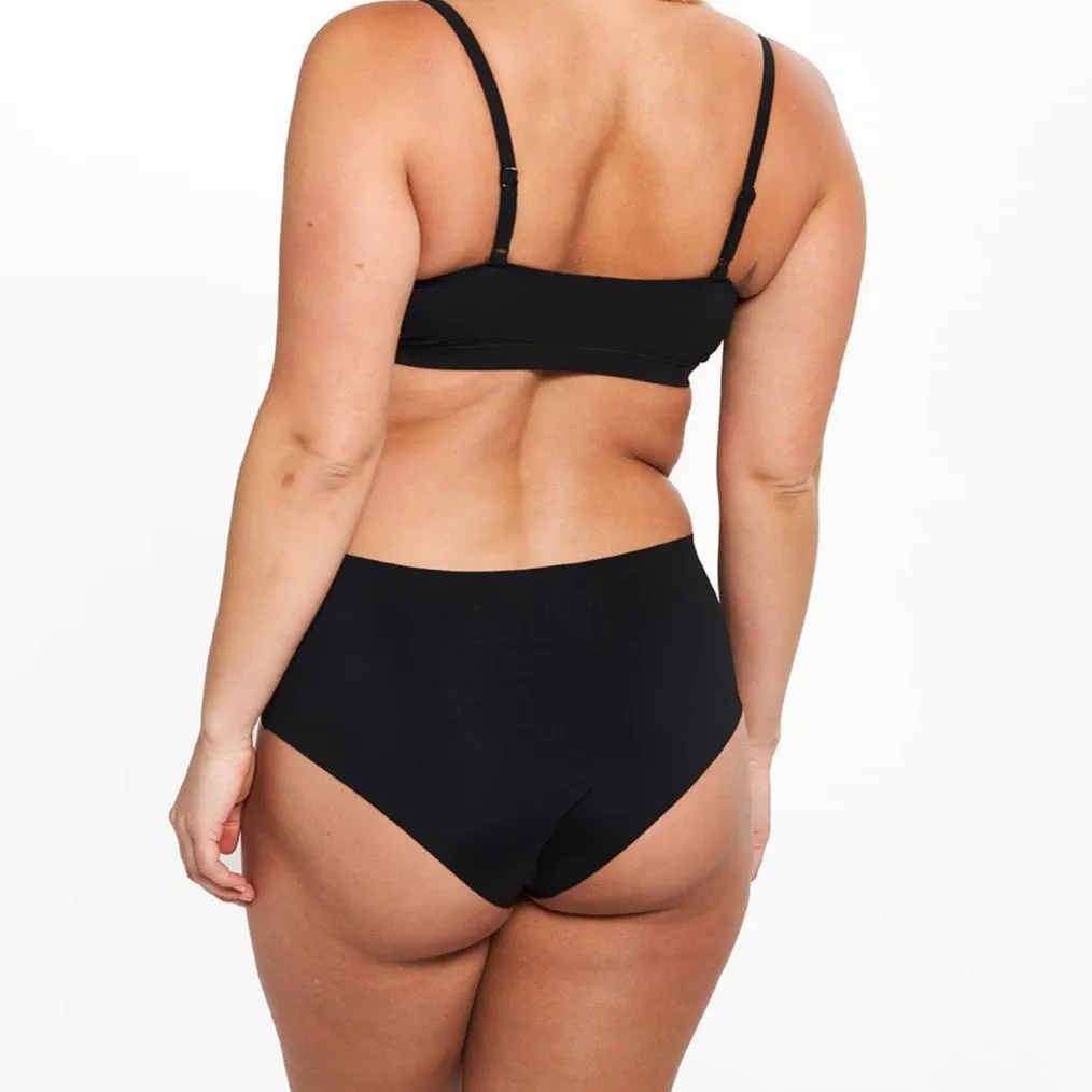 High-Rise Cheeky - Seamless Ultrasmooth 2.0 - Black