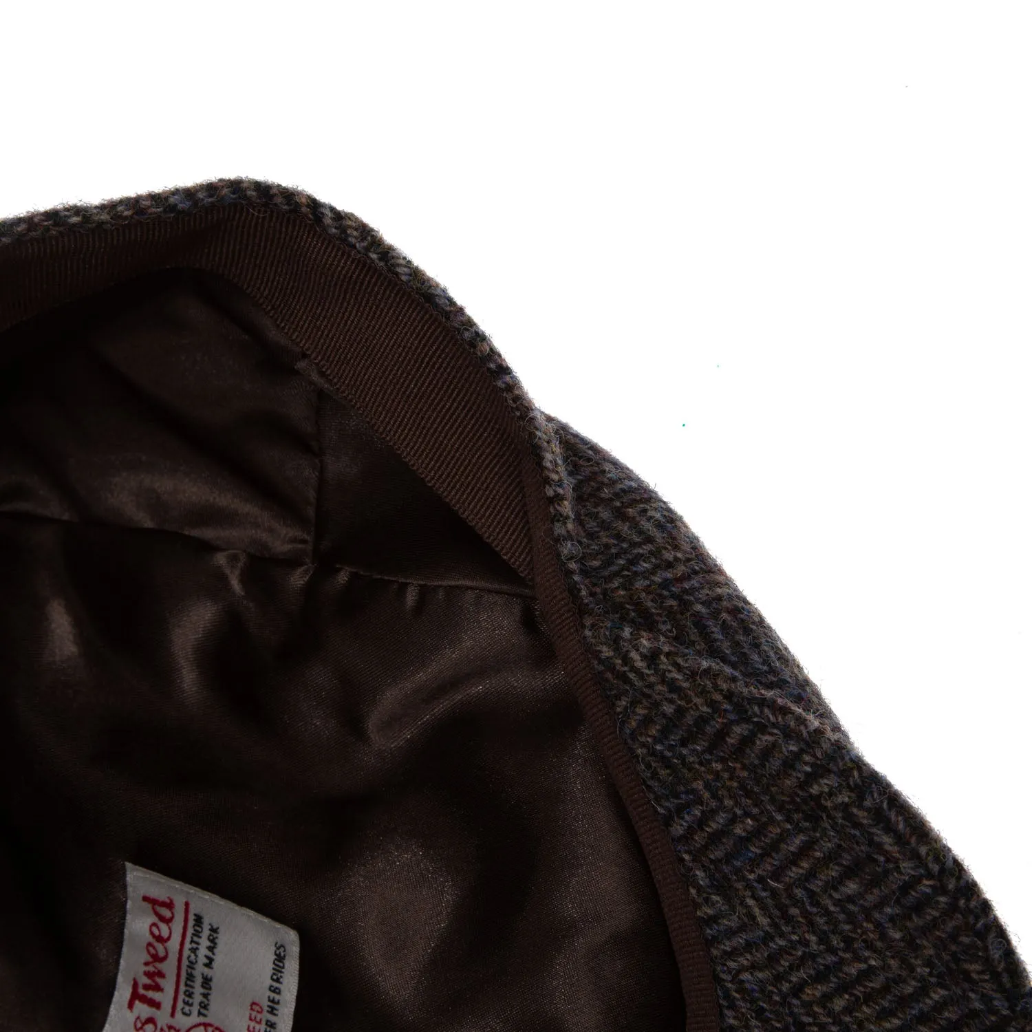 Highland Harris Tweed Flat Cap Slate Hb