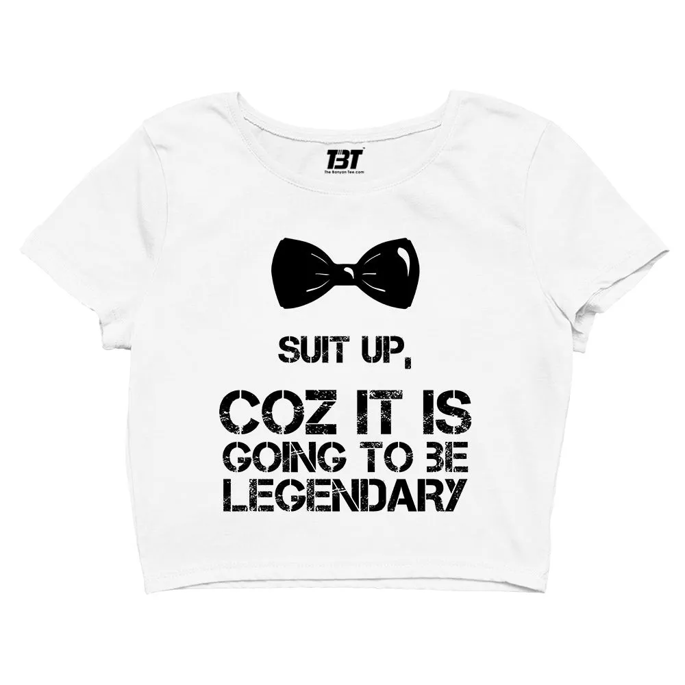 How I Met Your Mother Crop Top - Suit Up, Legendary