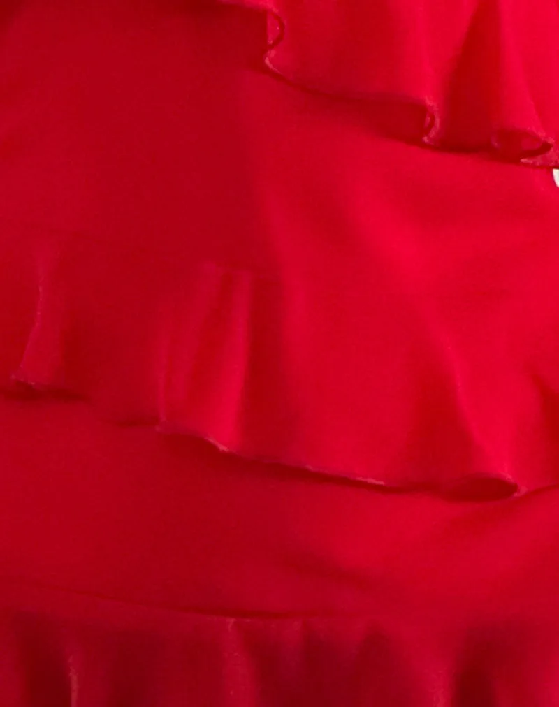 Irani Top in Red