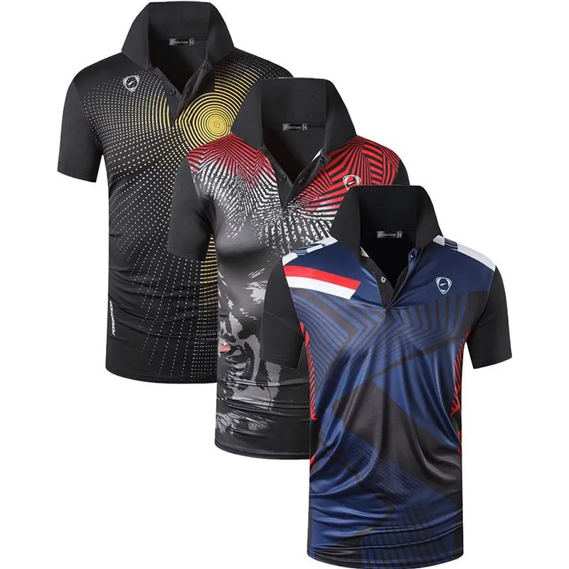 Jeansian 3 Pack Men's Sport Tee Polo Shirts POLOS Polo shirts Golf