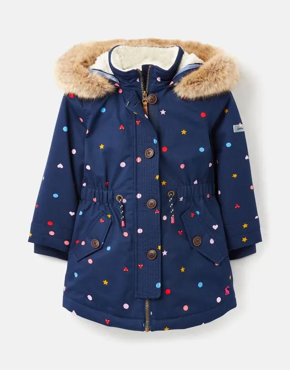 Joules Girls Alix Waterproof Parka