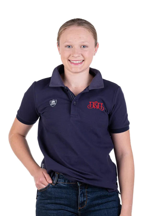 Junior Fitted Polo - EK10 Navy