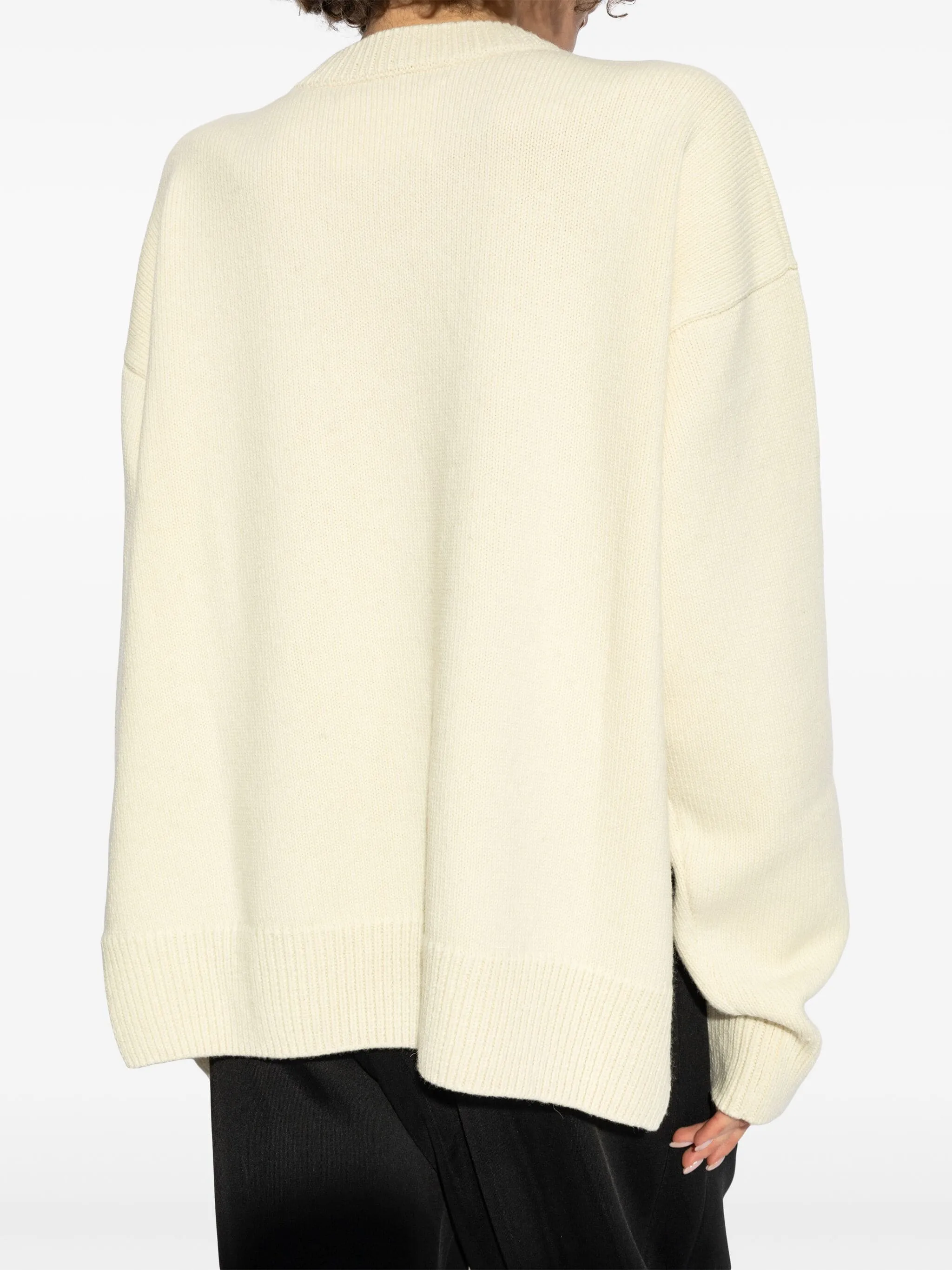 Lambswool Cashmere Blend Knit Sweater