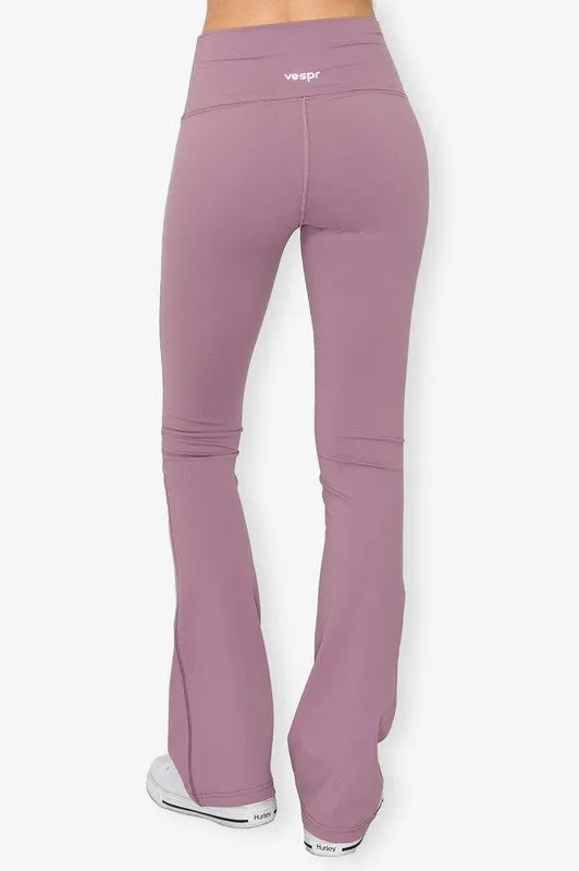 Lavender Flare Leggings