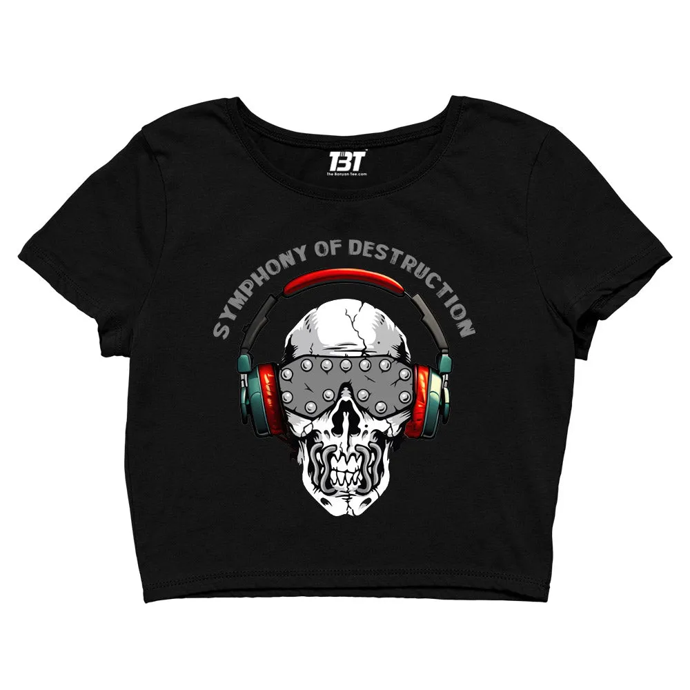 Megadeth Crop Top - Symphony Of Destruction