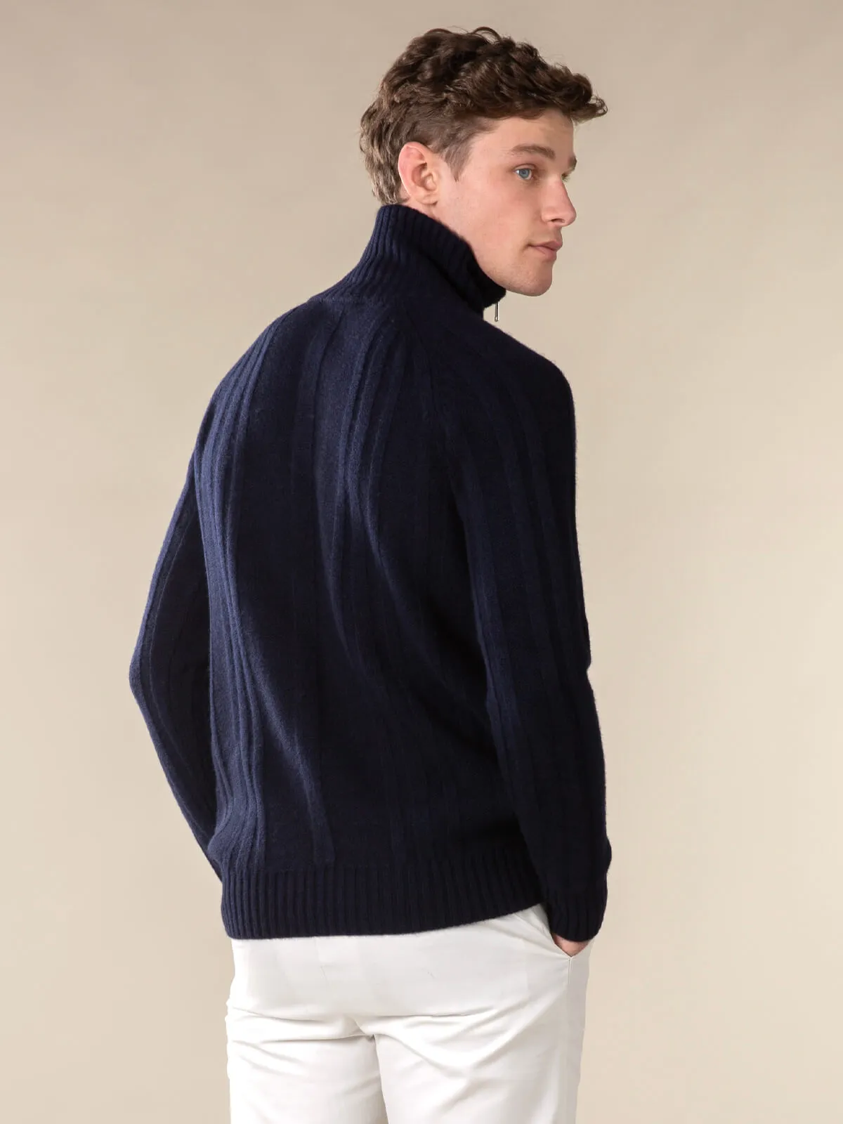 Navy Wintertime Sweater