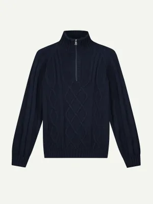 Navy Wintertime Sweater