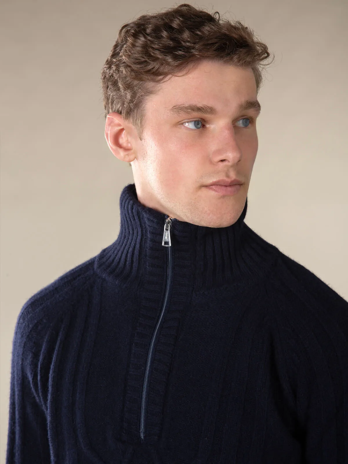 Navy Wintertime Sweater