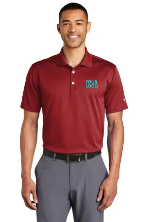 Nike Tech Basic Dri-FIT Custom Polos, Pro Red