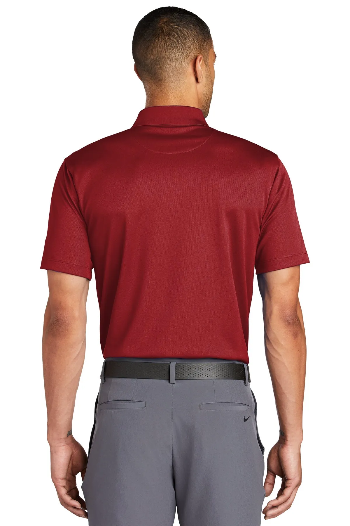 Nike Tech Basic Dri-FIT Custom Polos, Pro Red